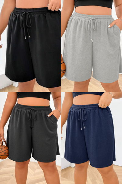 INFLUYENTE Women's Wide Cut Loose Leg Summer Shorts