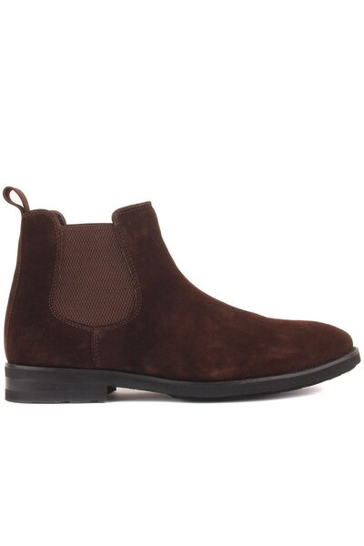 SailLakers - Brown Suede Leather Eva Sole Men's Chelsea Boots
