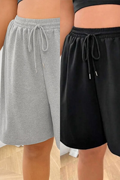 INFLUYENTE Women's Wide Cut Loose Leg Summer Shorts