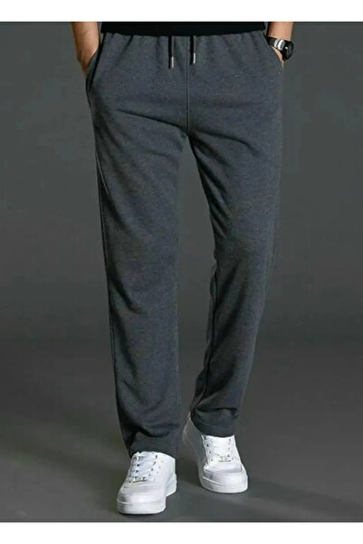 EydaMoon Men's Dark Smoked Baggy Oversize Wide Leg Sweatpants