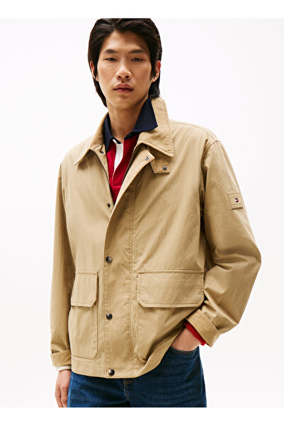 Tommy Hilfiger Normal Bej Erkek Ceket MW0MW39638AEH_SHORT WALKING JACKET