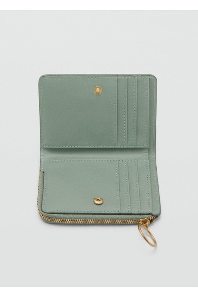 MANGO Woman Kompakt deri etkili para cüzdanı