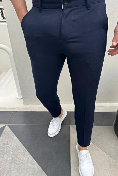 thesunfyre ЧОЛОВІЧІ Італійський крій Slim Fit - Екстра вузький крій Якісний еластичний лікра Тканина довжиною до щиколотки Штани