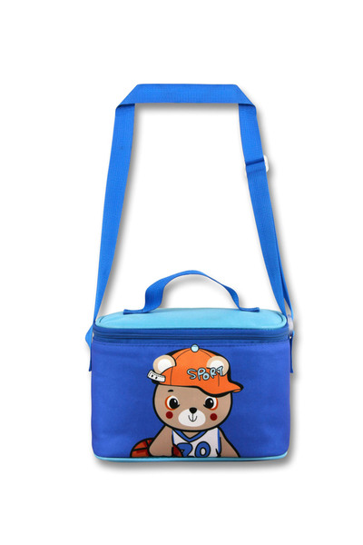 Cennec Cutie de prânz pentru băieți albastră 5022- CUTIE DE PRÂNZ CU URȘUL DRĂGĂ
