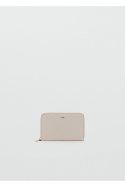 MANGO Woman Safiano görünümlü cüzdan