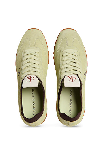 Calvin Klein LOW PROFILE RUNNER MG SUE Yeşil Kadın Sneaker