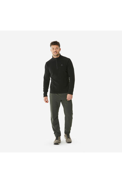 Decathlon Quechua Erkek Outdoor Polar Mont - Siyah - MH100