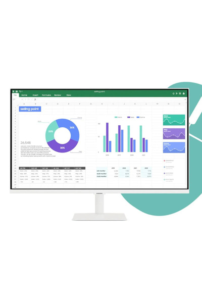 Samsung M5 27" Wi-fi Bağlantı Akıllı Tv-monitör 4ms 60hz 1920 X 1080 Fullhd Smart Slim Monitör Tv