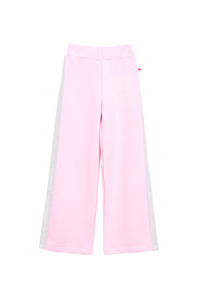 Barbie Bol Paça Pembe Kız Çocuk Eşofman Altı BRB5WG-EA6050