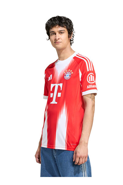 adidas JJ2137 FCB H JSY Κόκκινο - Λευκό Στενό Ανδρικό Φανελάκι