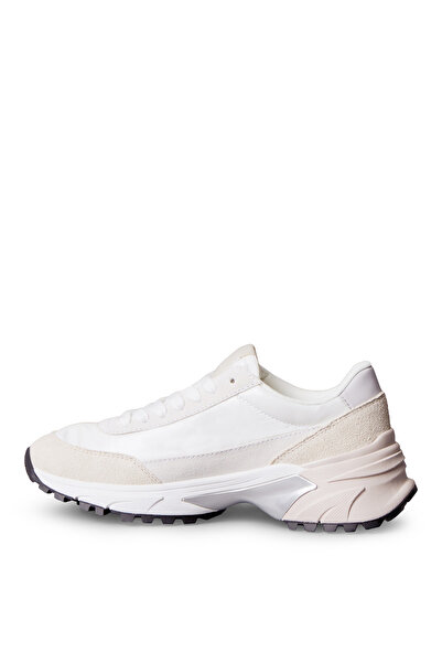 Calvin Klein Beyaz - Bej Kadın Sneaker YW0YW01963