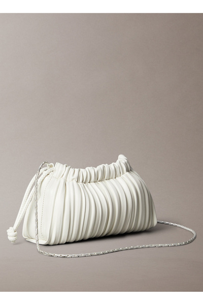 Calvin Klein Ck lv04f3077g drawstring pleated conv mını cb p women's bag