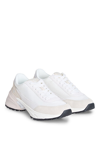 Calvin Klein Beyaz - Bej Kadın Sneaker YW0YW01963