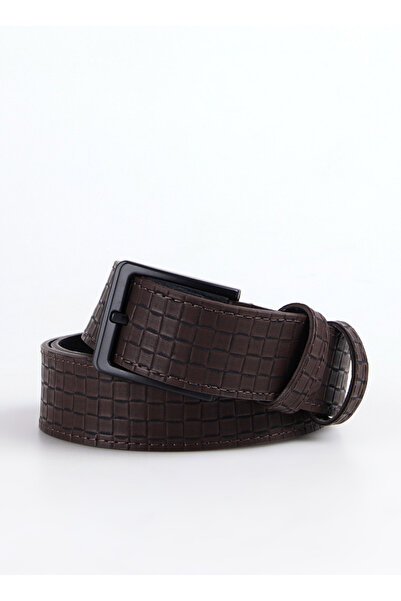 Discovery Expedition Erkek Kemer DİS-KARE KAHVE 4 CM