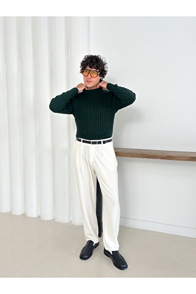 OTAKU Erkek Bisiklet Yaka Triko Kazak