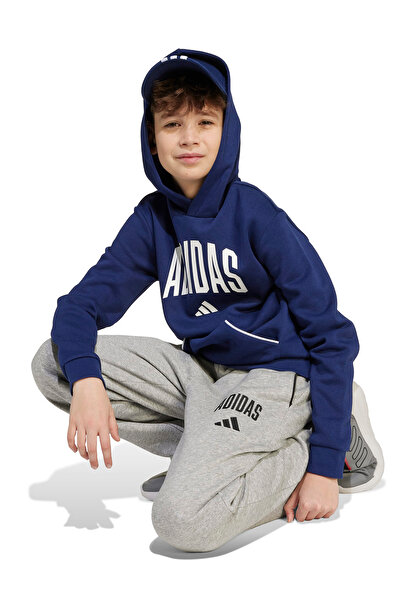 adidas Geniş Paça Gri Erkek Çocuk Eşofman Altı JW2386 J CLGT FL PNT