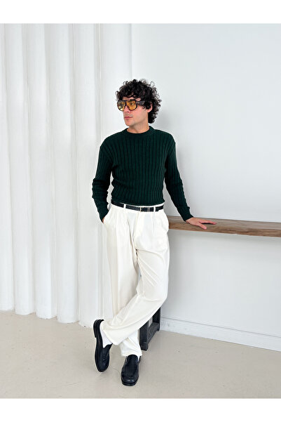 OTAKU Erkek Bisiklet Yaka Triko Kazak