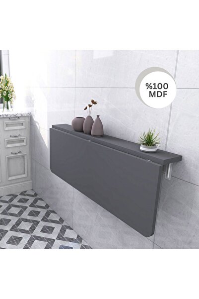 Kydonia Home 60x110 Cm Oval Köşeli Sabit Raflı Duvara Monte Kırma Katlanır Mu...