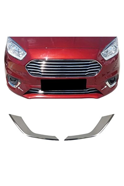 Genel Markalar Courier Krom Sis Farı Çerçevesi 2 Parça 2018-2024 Paslanmaz Çelik