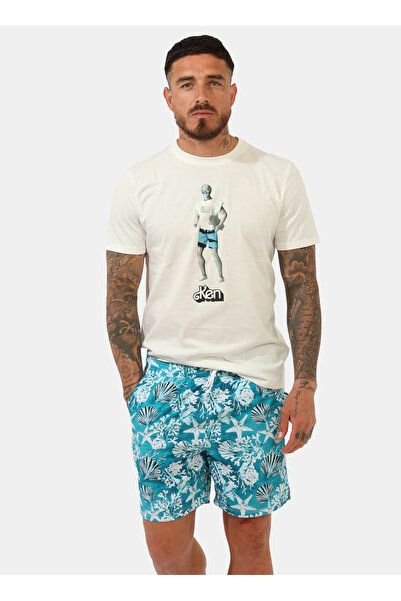 Guess Mavi Erkek Şort Mayo SWIMTRUNK MEDIUM SEA