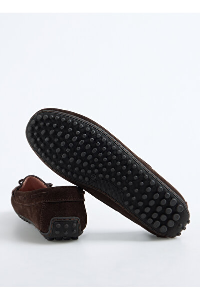 Fabrika Deri Kahve Kadın Loafer D-RARON