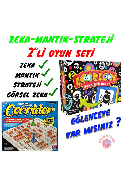 OYUNKAFASI LOOK LOOK &  CORRİDOR ( 2'Lİ OYUN SETİ )