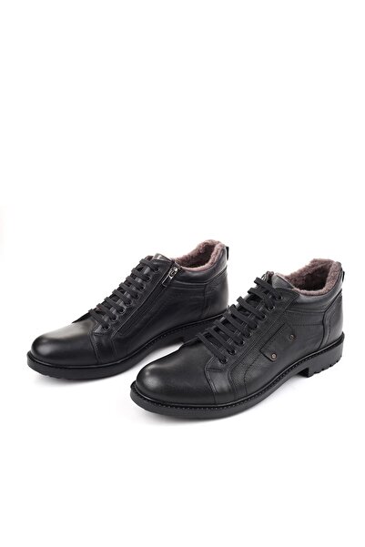 Çetintaş 4242 Ανδρικές χειμερινές μπότες από γνήσιο δέρμα μεγάλου μεγέθους