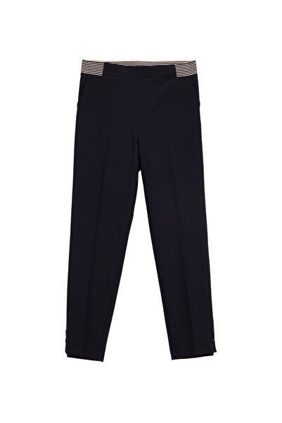 Selen Normal Bel Normal Siyah Kadın Pantolon 25YSL5451