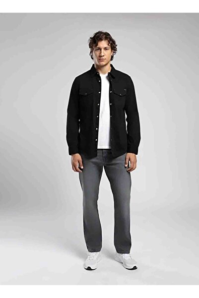 Lee Cooper Чоловіча джинсова сорочка Slim Fit 252 LCM 141001 WORNER 1 DENIM