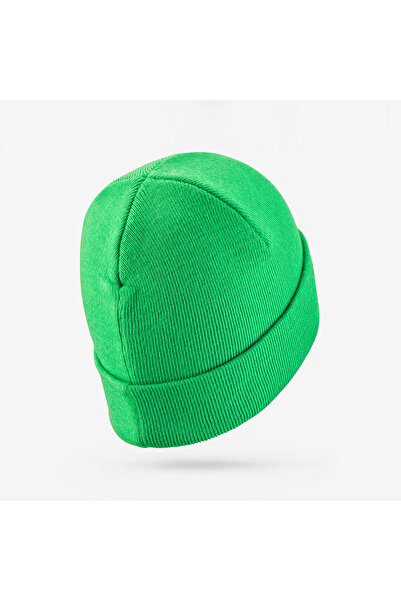 Decathlon Wedze Adult Cuffed Beanie - Green - Rider 500