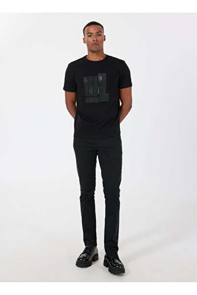 ALTINYILDIZ CLASSICS Altınyıldız Classics Normal Bel Normal Paça Slim Fit Siyah Erkek Pantolon ACE001252246_SYH