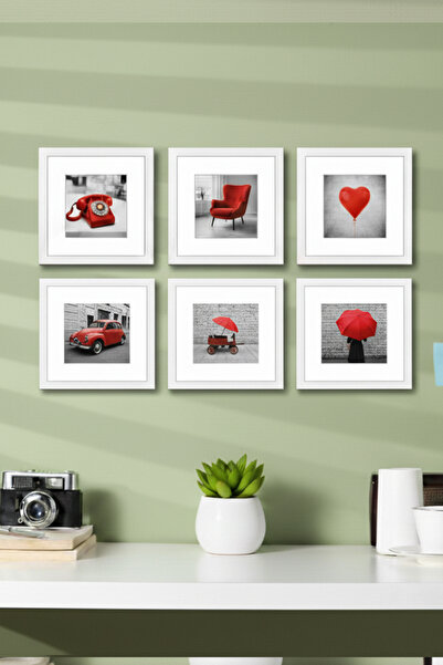 hobicehayaller 20X20 cm Pvc Glass Frame Set! 6-Piece Disconnect Frame Set