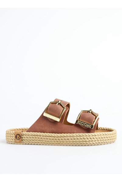 Bohonomad Кавові жіночі тапочки SYD12-00101