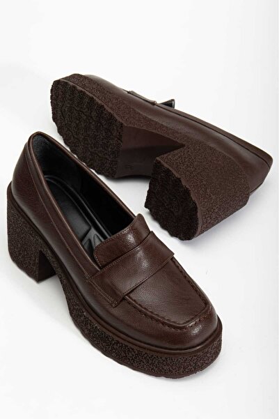 CHICELLA Lureva Women's Brown Loafer Shoes