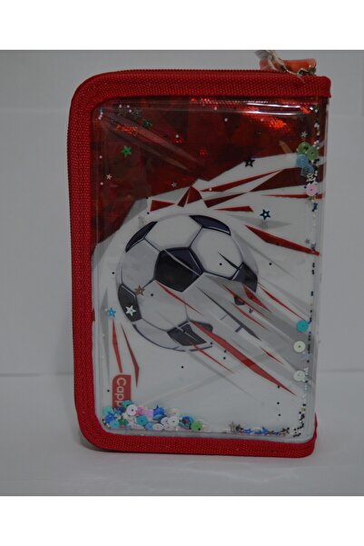 Akabi حامل أقلام من مادة PVC مكون من 3 أقسام من كابي لكرة القدم