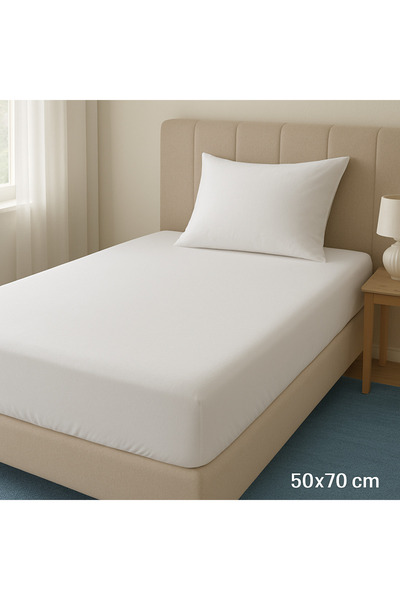 Madame Home White Fitted Sheets Suitable for Daily Use Hotel Business