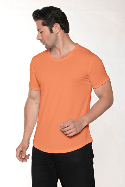 BlackHorn Men's Wide Neck 100% Cotton Loose T-Shirt