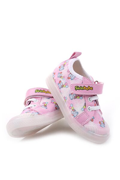 Şirin Bebe 3815 Model Orthopedic Sole Girl's Summer Linen Shoes