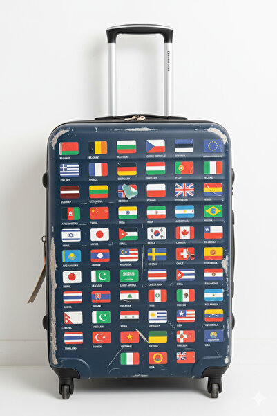 KT Decor Kıtalar, Ülke Bayrakları Ve Isimleri Eğitici Duvar Sticker Seti