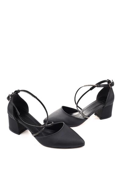 Ceylan 3909 Pantofi de damă din satin cu toc de 5,5 cm