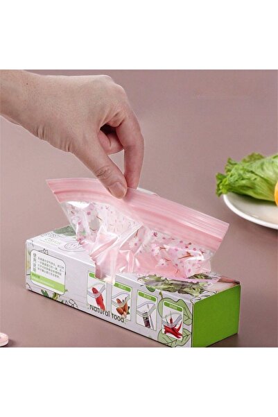 Choice S white Sealed Bag Food Grade Plastic Bag Self-sealing Thickened Refrigerator Storage and Freezing S