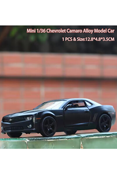 Choice لعبة نموذج سيارة شيفروليه كامارو سوداء اللون بمقياس 1/36 مصنوعة من سبا...