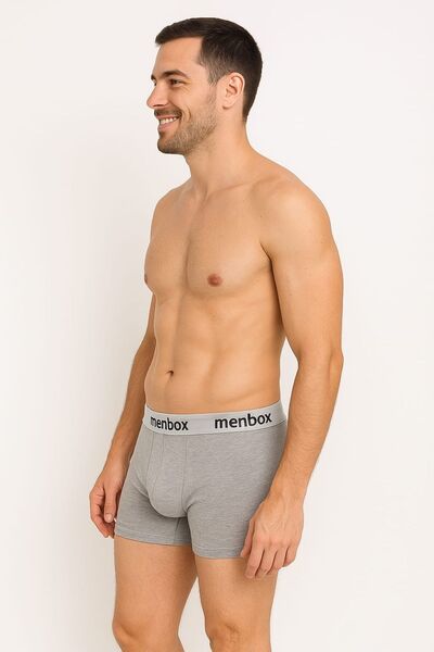enmodaiçgiyim 10 τεμάχια γκρι ανδρικά μποξεράκια – βαμβακερά ελαστικό ύφασμα , άνετα εσώρουχα