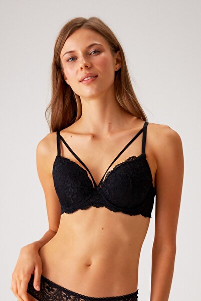 Pierre Cardin 6215 Rome Balenli Soft Push Up Dantelli Sütyen