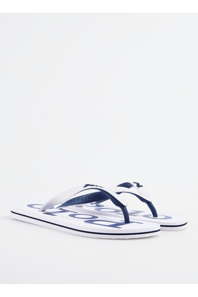 Polo Ralph Lauren Beyaz Erkek Plaj Terliği Bolt