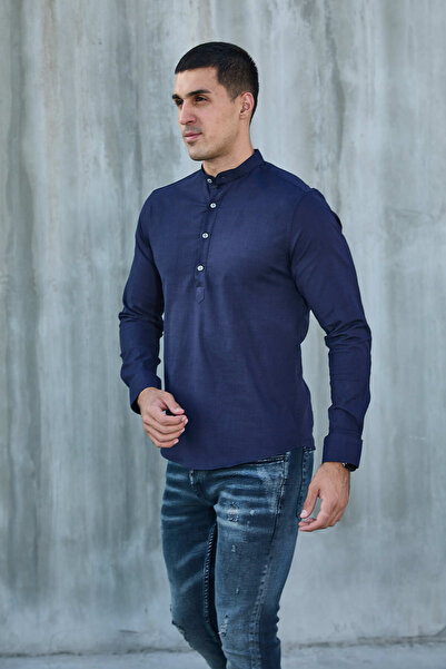 jack carisma ΑΝΔΡΙΚΟ ΠΟΥΚΑΜΙΣΟ ΣΚΟΥΡΟ ΜΠΛΕ ΚΑΤΑΝΟΜΟΥΣΤΑ ΛΕΥΚΟ ΚΑΤΑΝΟΜΟΥΣΤΑ ΜΕ...