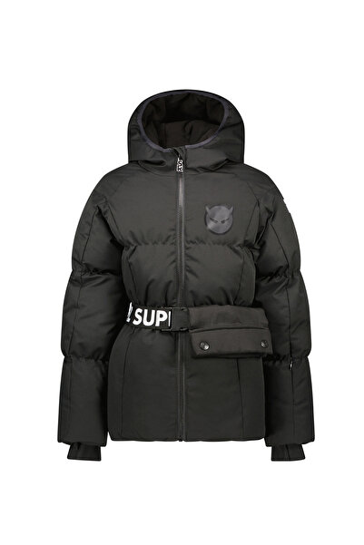 SuperRebel Super Rebel Siyah Kız Çocuk Kayak Montu R409-5204-AO-PUFF Girls fl...