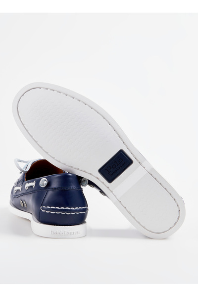 Polo Ralph Lauren Deri Lacivert Erkek Günlük Ayakkabı Merton