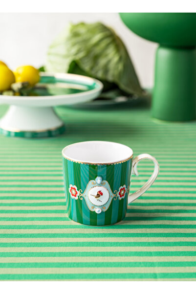 Pip Studio Porselen Yeşil Kupa LOVEBİRDSYEŞİLÇİZGİLİMDLYNKÜÇÜKMUG