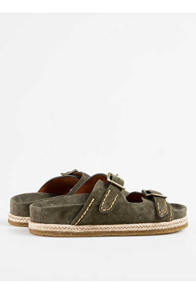 Polo Ralph Lauren Haki Erkek Terlik Turbach Double Strap